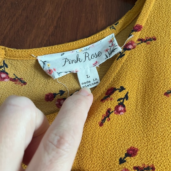 Pink Rose Top - Picture 2 of 3